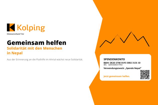 Das Bild gibt Infos zur Spendenaktion.
