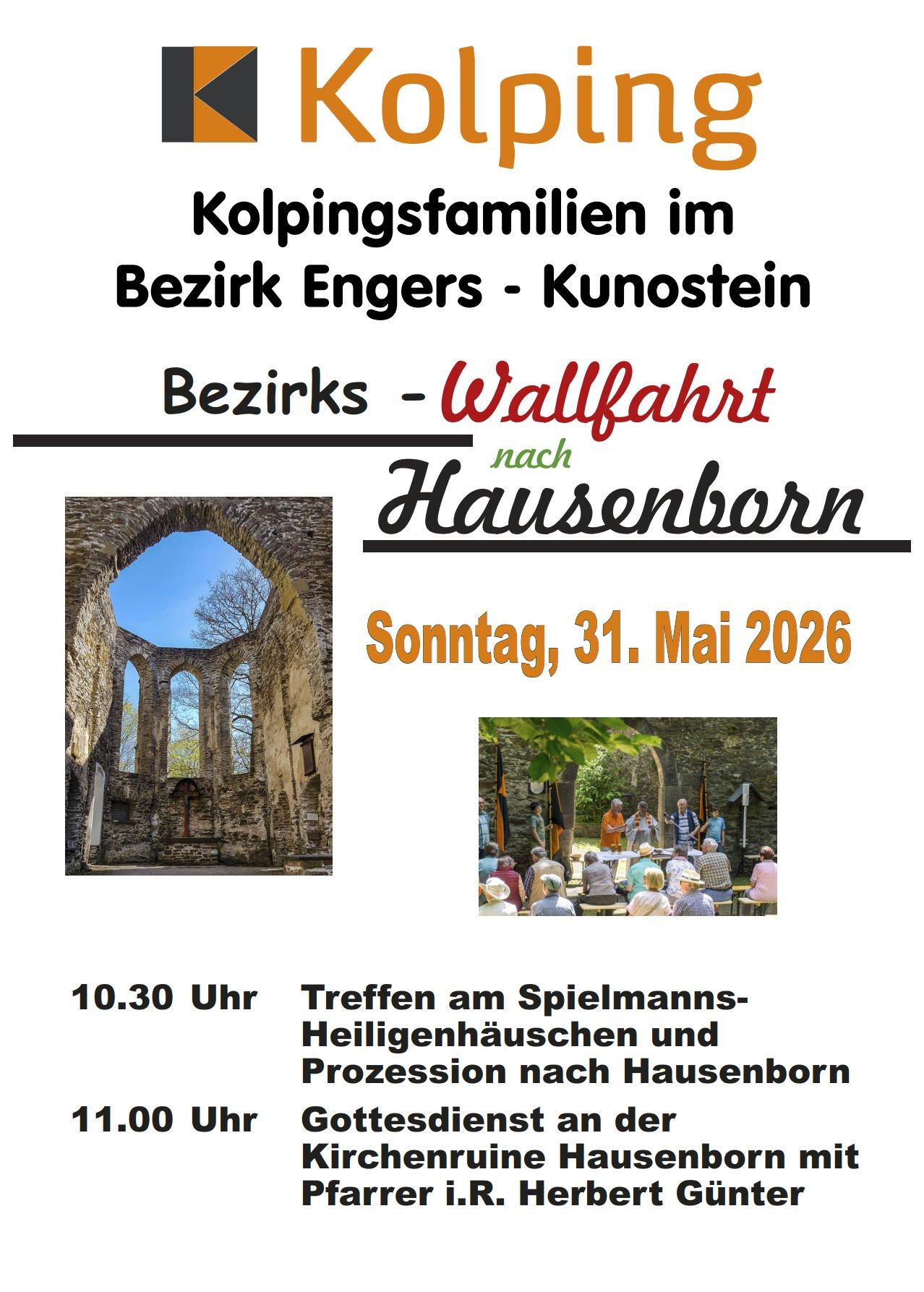 Informationen zur Hausenbornwallfahrt