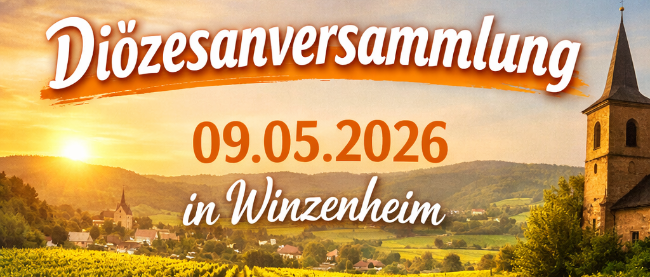 ein KI gestaltetes Bild, im Hintergrund Weinberge, eine Kirche im Vordergrund der Text