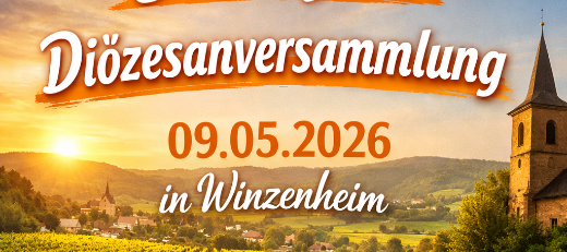 ein KI gestaltetes Bild, im Hintergrund Weinberge, eine Kirche im Vordergrund der Text