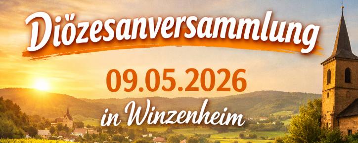 ein KI gestaltetes Bild, im Hintergrund Weinberge, eine Kirche im Vordergrund der Text