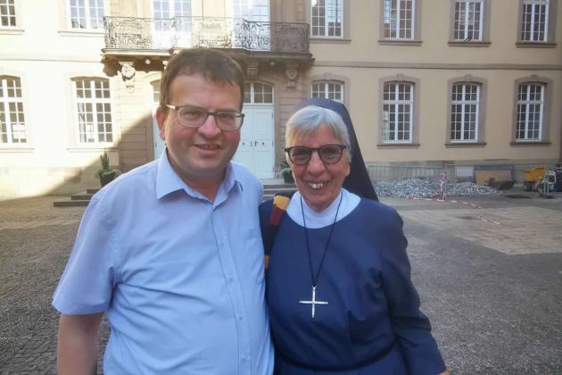 Andreas Kossmann und Schwester Lorena
