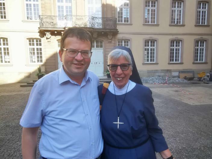 Andreas Kossmann und Schwester Lorena