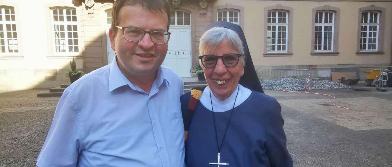 Andreas Kossmann und Schwester Lorena