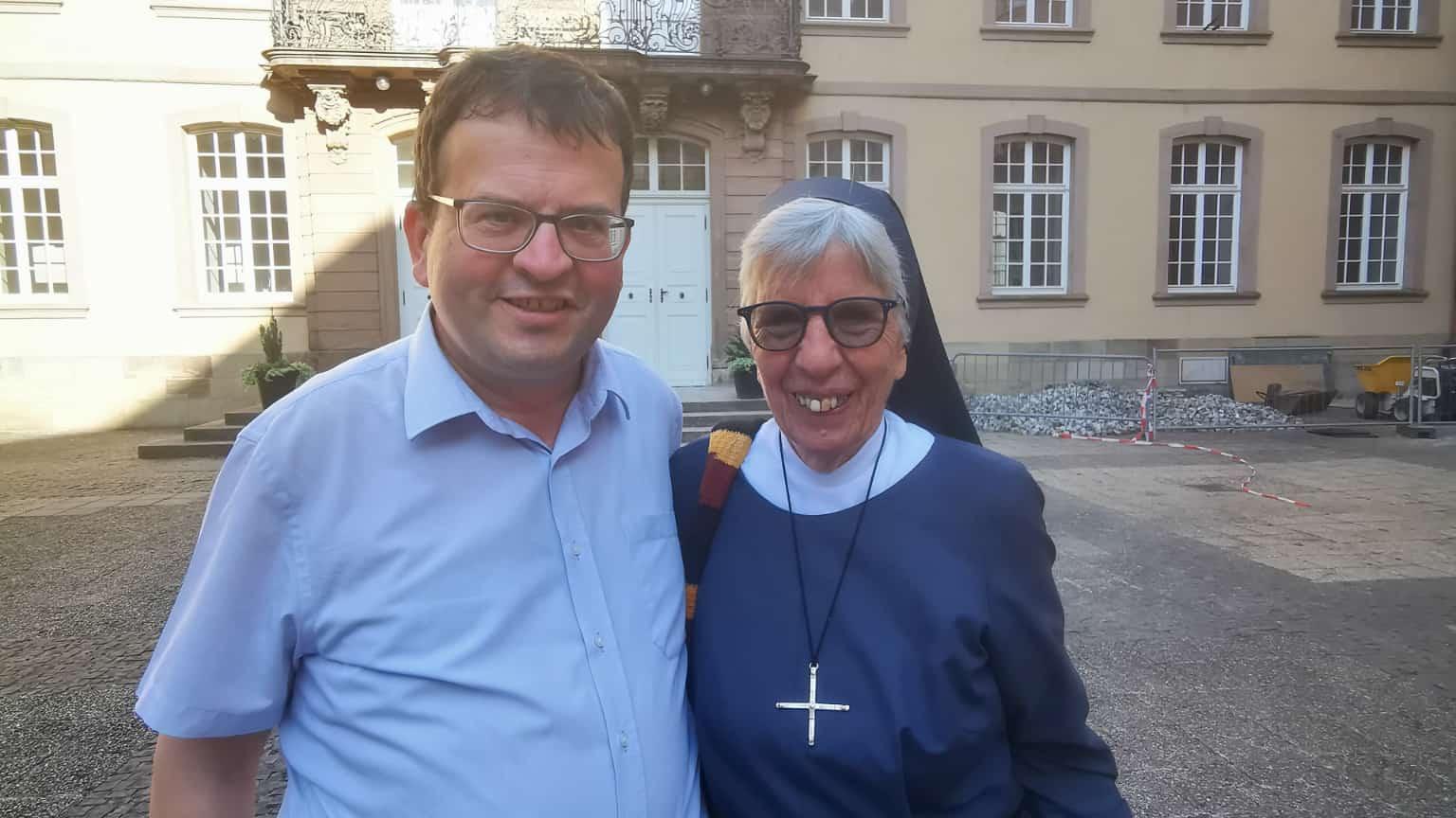 Andreas Kossmann und Schwester Lorena