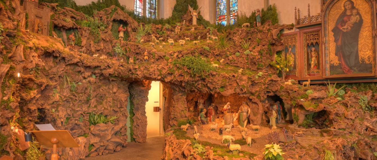 Weihnachtskrippe in Rheinbrohl