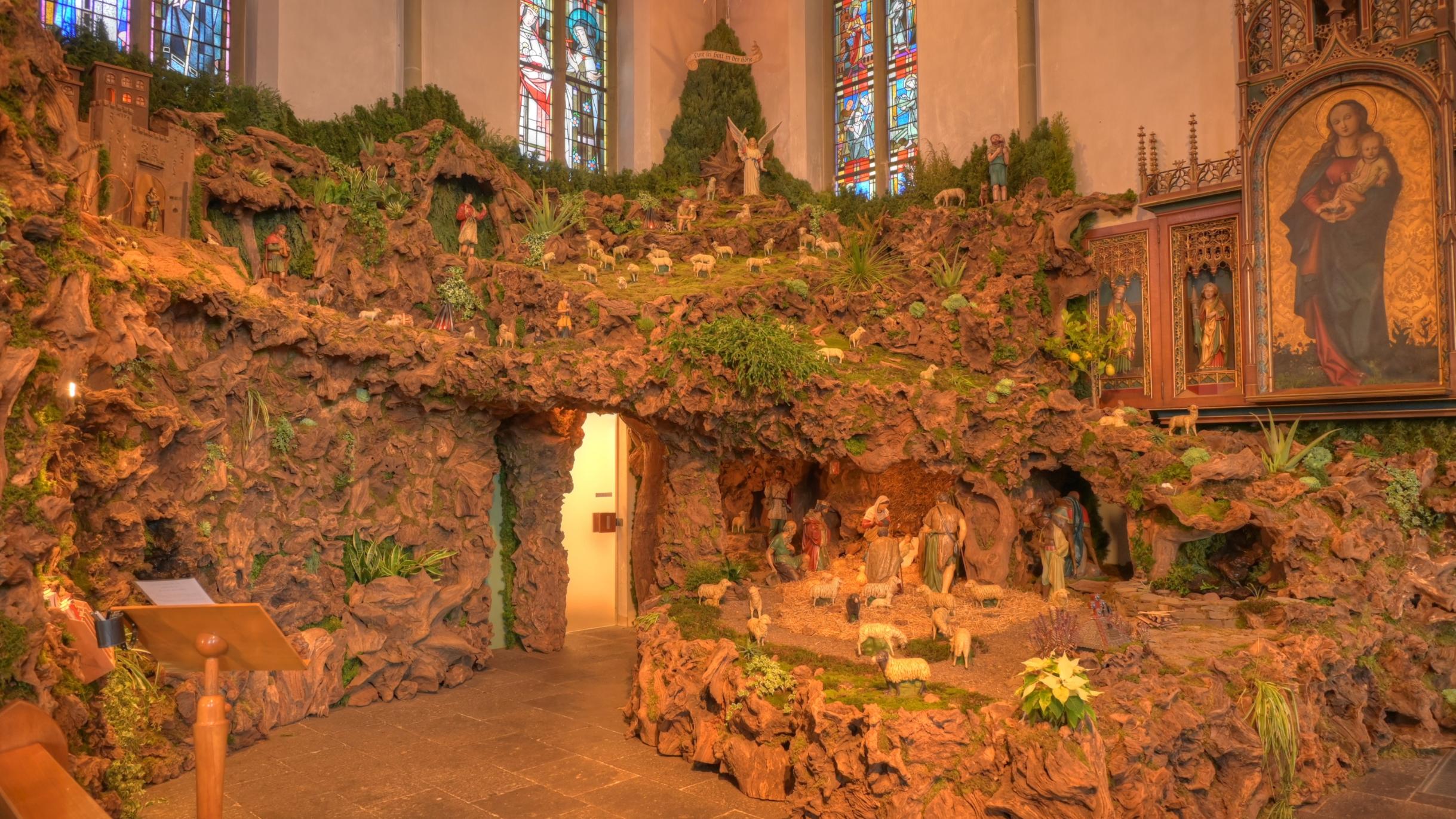 Weihnachtskrippe in Rheinbrohl