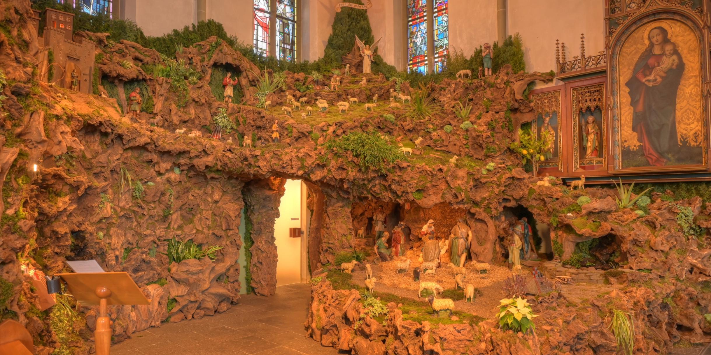 Weihnachtskrippe in Rheinbrohl