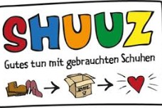 Logo der Shuuz Aktion (Schuhe+Karton=)Herz)